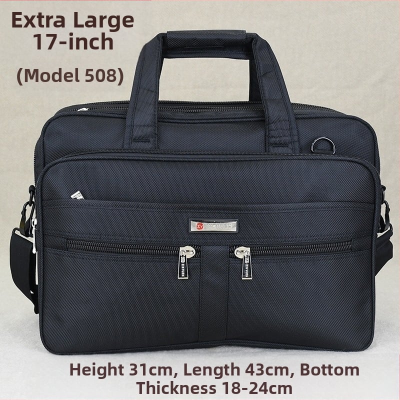 Oxford auduma biznesa portfelis, plecu/krusta soma, 5 rāvējslēdzēja nodalījumi, neilona iekšējā odere, ūdensizturīgs