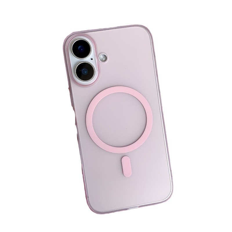 Carcasă pentru iPhone — PC transparent, finisaj mat, design magnetic (PC material, finisaj mat, magnetic, anti-cadere, anti-amprente)