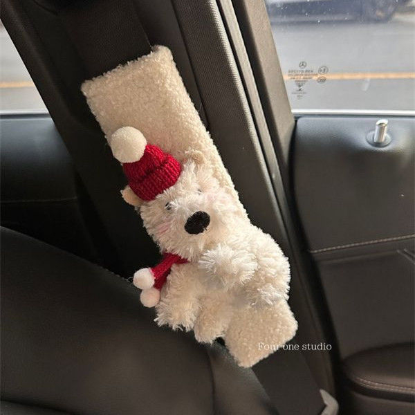 Μαξιλάρι ώμου ζώνης ασφαλείας, σχέδιο με κορίτσι από κινούμενα σχέδια, ελαφρύ 0,1 kg, μάρκα Shuai Hao