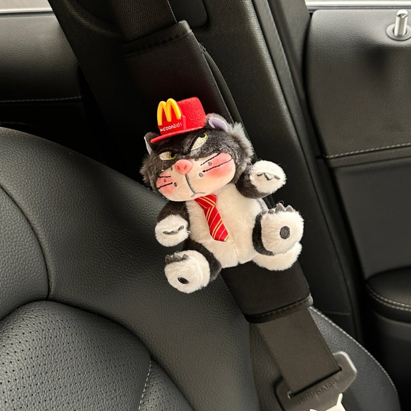 Μαξιλάρι ώμου ζώνης ασφαλείας, σχέδιο με κορίτσι από κινούμενα σχέδια, ελαφρύ 0,1 kg, μάρκα Shuai Hao