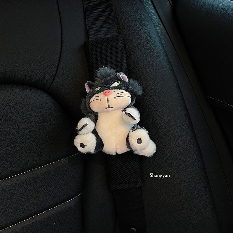 Μαξιλάρι ώμου ζώνης ασφαλείας, σχέδιο με κορίτσι από κινούμενα σχέδια, ελαφρύ 0,1 kg, μάρκα Shuai Hao