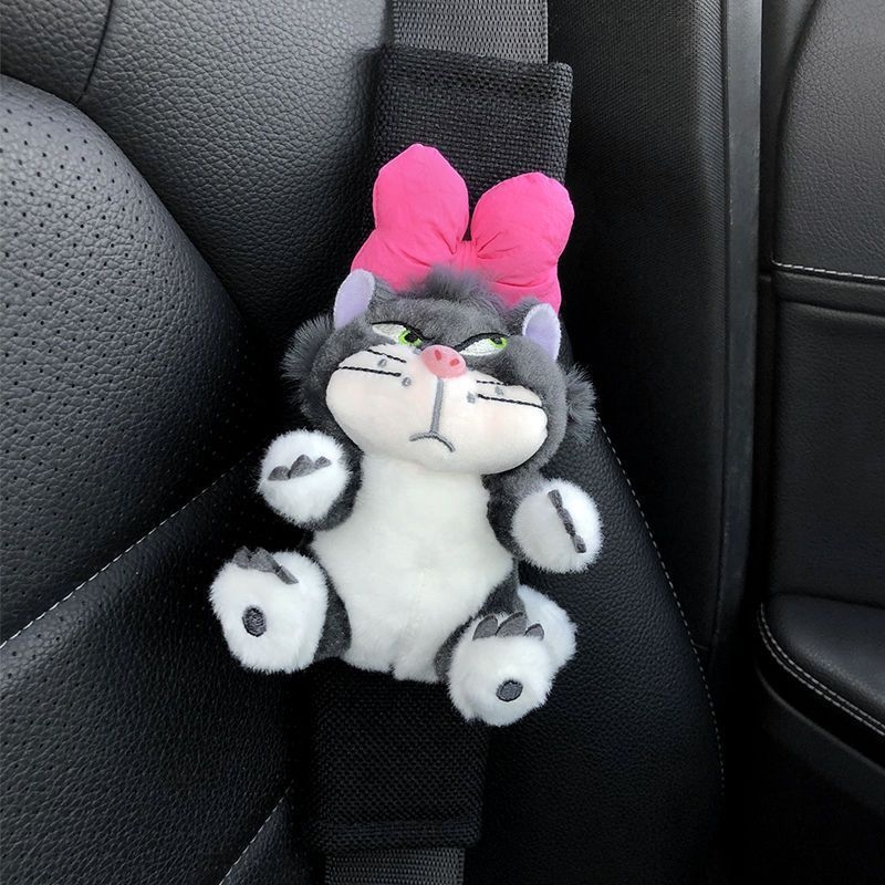 Μαξιλάρι ώμου ζώνης ασφαλείας, σχέδιο με κορίτσι από κινούμενα σχέδια, ελαφρύ 0,1 kg, μάρκα Shuai Hao