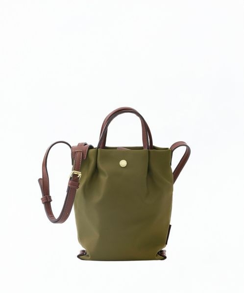 Geantă bucket din nylon cu fermoar, formă orizontală pătrată, căptușeală din bumbac, buzunar pentru documente, curea de umăr simplă, pentru uz zilnic