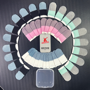 Αξεσουάρ Gaming E‑Sports για τα δάχτυλα, βελούδινη αίσθηση, αντιολισθητικά και αντιιδρωτικά, καθαριστικό οθόνης, σετ πούδρας για κινητά παιχνίδια