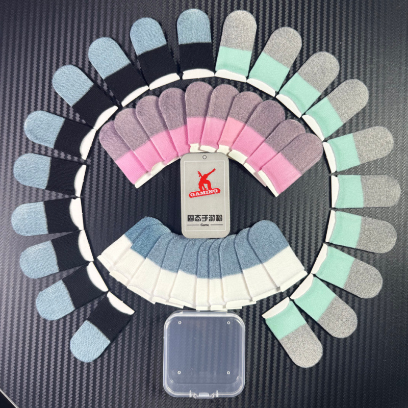 Αξεσουάρ Gaming E‑Sports για τα δάχτυλα, βελούδινη αίσθηση, αντιολισθητικά και αντιιδρωτικά, καθαριστικό οθόνης, σετ πούδρας για κινητά παιχνίδια