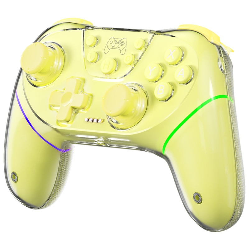Ασύρματος χειριστήριο Switch για παιχνίδια με Bluetooth, USB διεπαφή, διπλούς αισθητήρες Hall, RGB φωτισμό και δόνηση