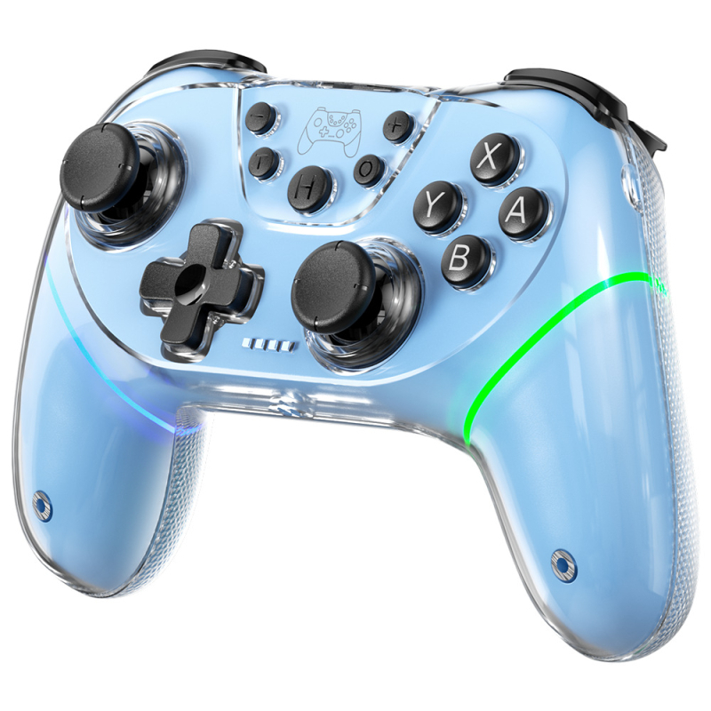 Ασύρματος χειριστήριο Switch για παιχνίδια με Bluetooth, USB διεπαφή, διπλούς αισθητήρες Hall, RGB φωτισμό και δόνηση