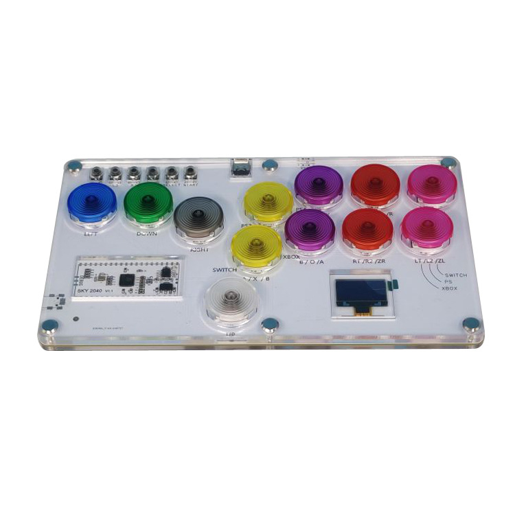HITBOX borbena tipkovnica USB arkadni joystick — akril, visoka preciznost, kompatibilno sa Switch, PC, Android i PS4