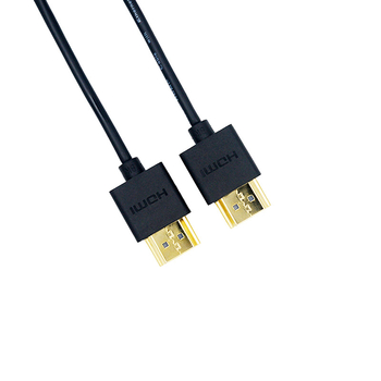 HDMI 2.1 8K tanak fleksibilan kabel Micro HDMI na standardni HDMI, 3 m, zlatni konektori
