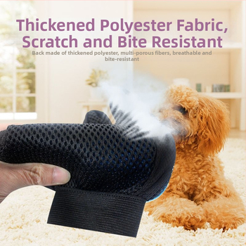 Mănușă de îngrijire pentru pisici, eliminare păr liber, pieptene anti-mușcare pentru pisici, perie de îngrijire