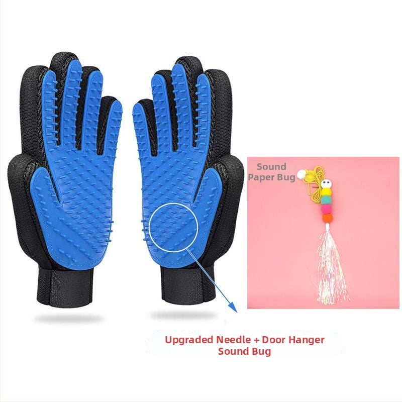 Mănușă de îngrijire pentru pisici, eliminare păr liber, pieptene anti-mușcare pentru pisici, perie de îngrijire