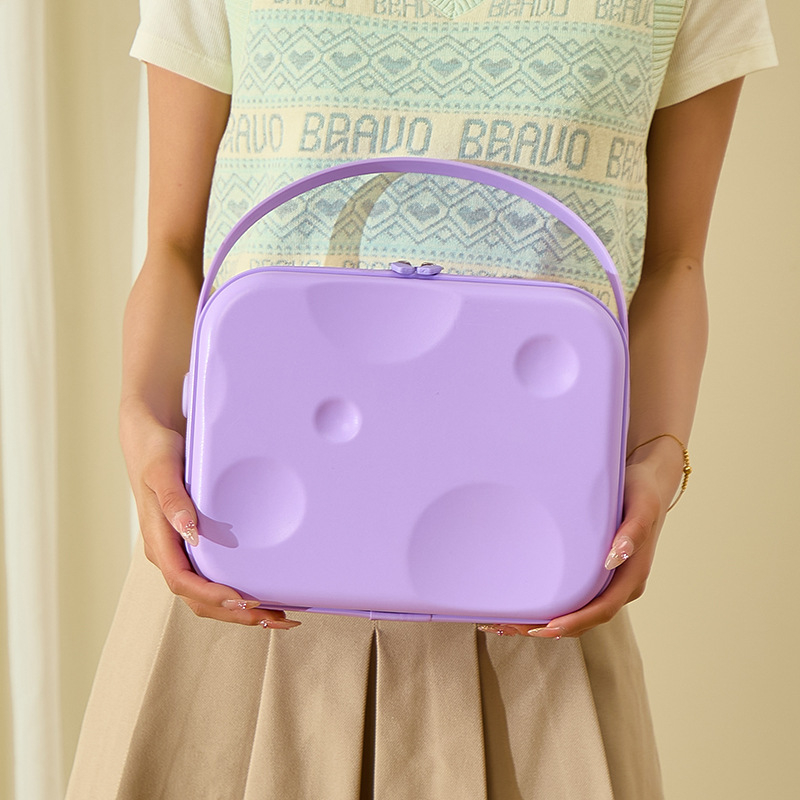 Kompaktni putni kovčeg s kozmetičkom torbicom, lagani ABS, vodootporan i otporan na habanje, unisex, 0,7 kg, univerzalni kotači