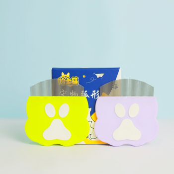 Husky háziállatgondozó fésű macskák és kutyák számára, rozsdamentes acélból, kerek fej, görbült fogak