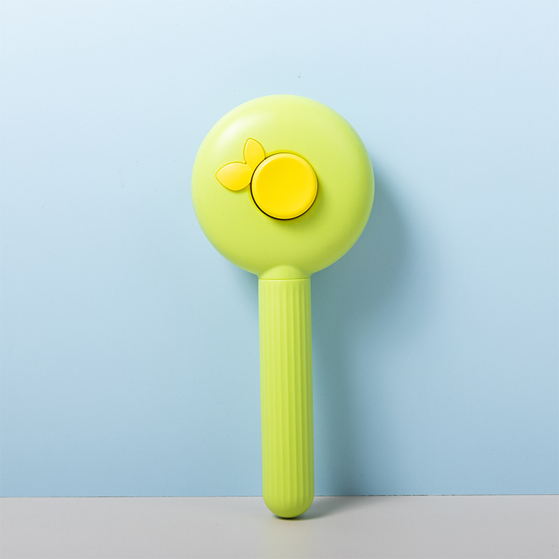 Pieptene pentru masajul animalelor de companie, descurcător cu auto-curățare, universal pentru pisici și câini, material plastic, eliminarea părului cu un singur clic