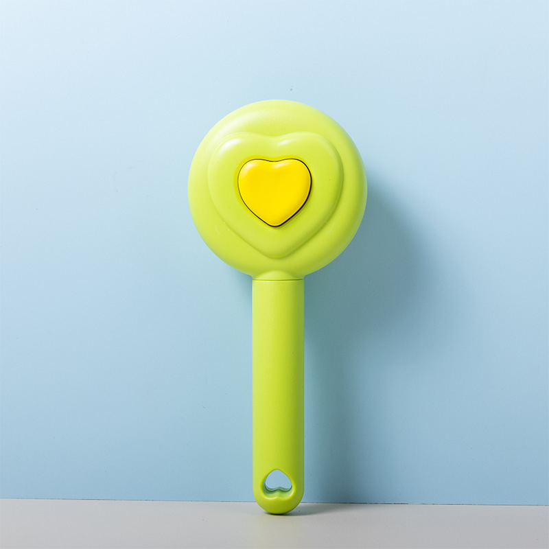 Pieptene pentru masajul animalelor de companie, descurcător cu auto-curățare, universal pentru pisici și câini, material plastic, eliminarea părului cu un singur clic