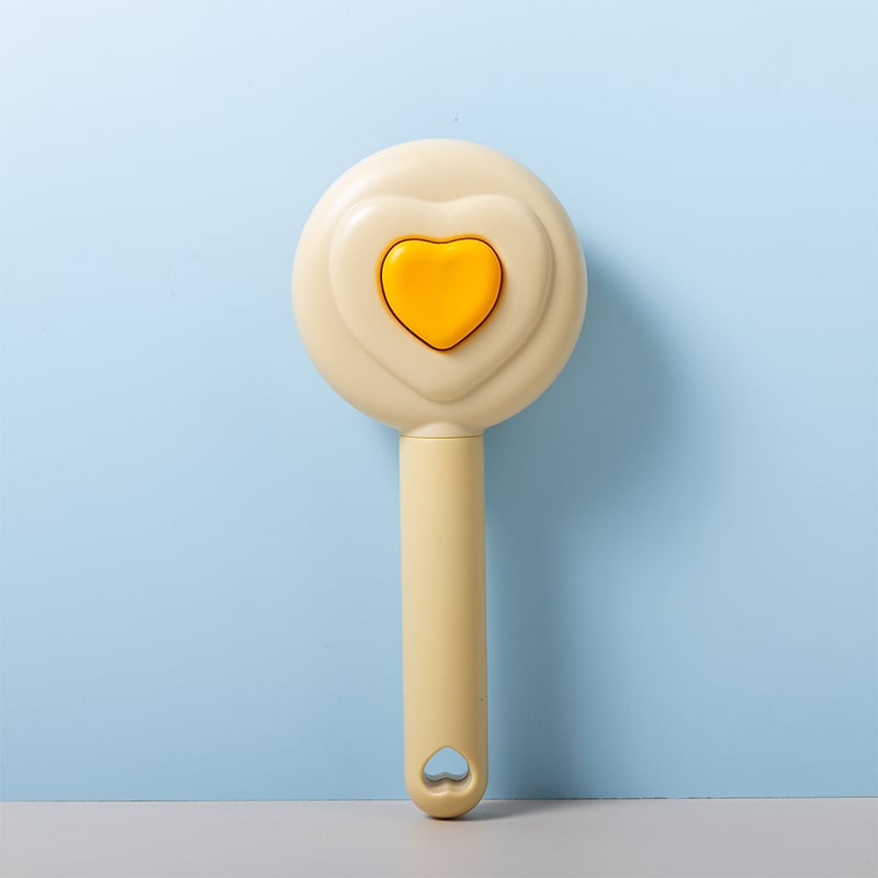 Pieptene pentru masajul animalelor de companie, descurcător cu auto-curățare, universal pentru pisici și câini, material plastic, eliminarea părului cu un singur clic