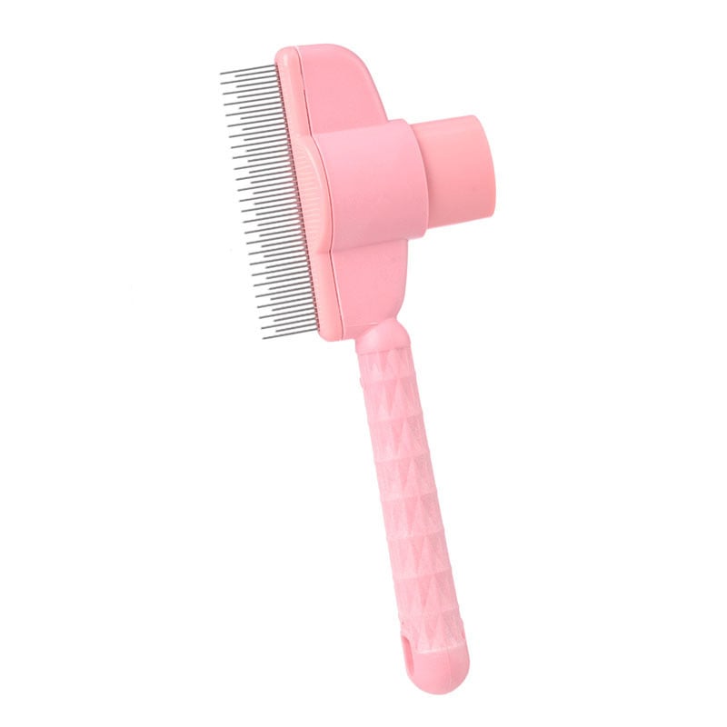 Rozsdamentes acélból készült kutya-gazdi fésű-kefe kombinált eszköz ápolásra és tisztításra