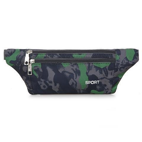 Καμουφλαρισμένη ζώνη μέσης για υπαίθρια σπορ – κοντά εφαρμοζόμενη ζώνη ποδηλασίας και τρεξίματος, για άνδρες και γυναίκες, ελαφριά και λεπτή, με φερμουάρ, θήκη για τηλέφωνο με μεγάλη οθόνη, unisex στυλ, Άνοιξη 2025