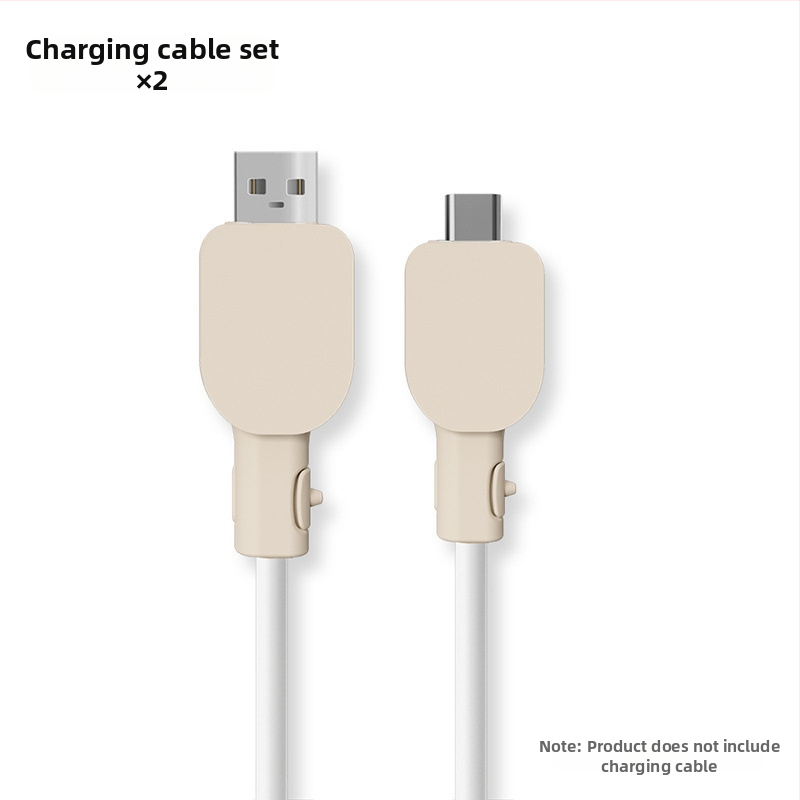 Universālais silikona aizsargs uzlādes kabelim, saderīgs ar Vivo/Xiaomi/Oppo/Huawei – izturīgs pret lūzumiem, vienkāršs vērpšanas dizains