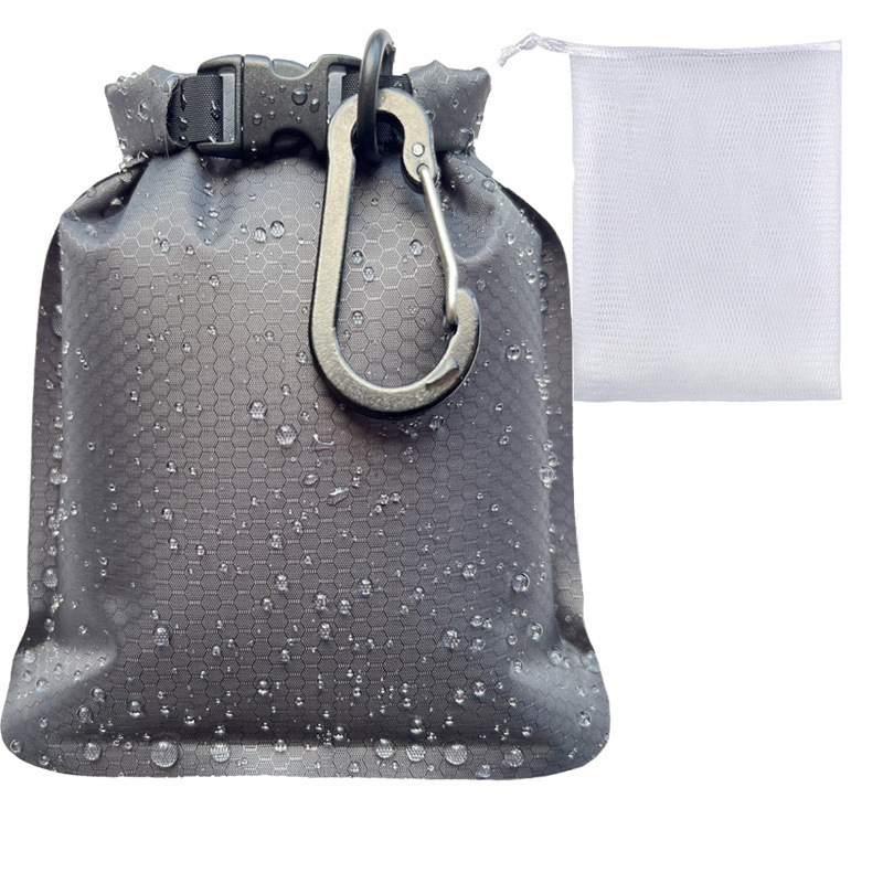 Changfu CF1202 geantă cilindrică de călătorie din nailon, impermeabilă și anti-picurare, organizator pentru produse de igienă