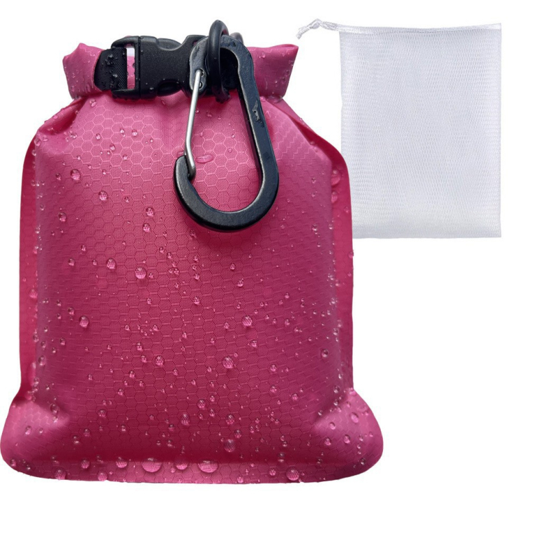 Changfu CF1202 geantă cilindrică de călătorie din nailon, impermeabilă și anti-picurare, organizator pentru produse de igienă