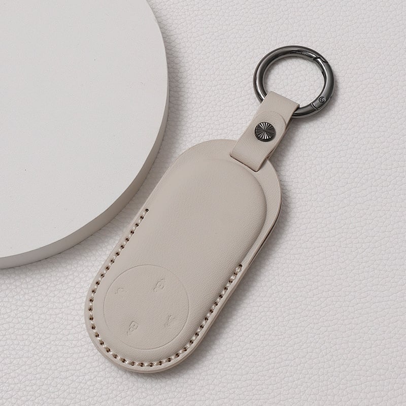 Калъф за ключ за AITO Huawei Qijie M9/M7/M5 — пълно покритие, кожен защитен корпус и ключодържател