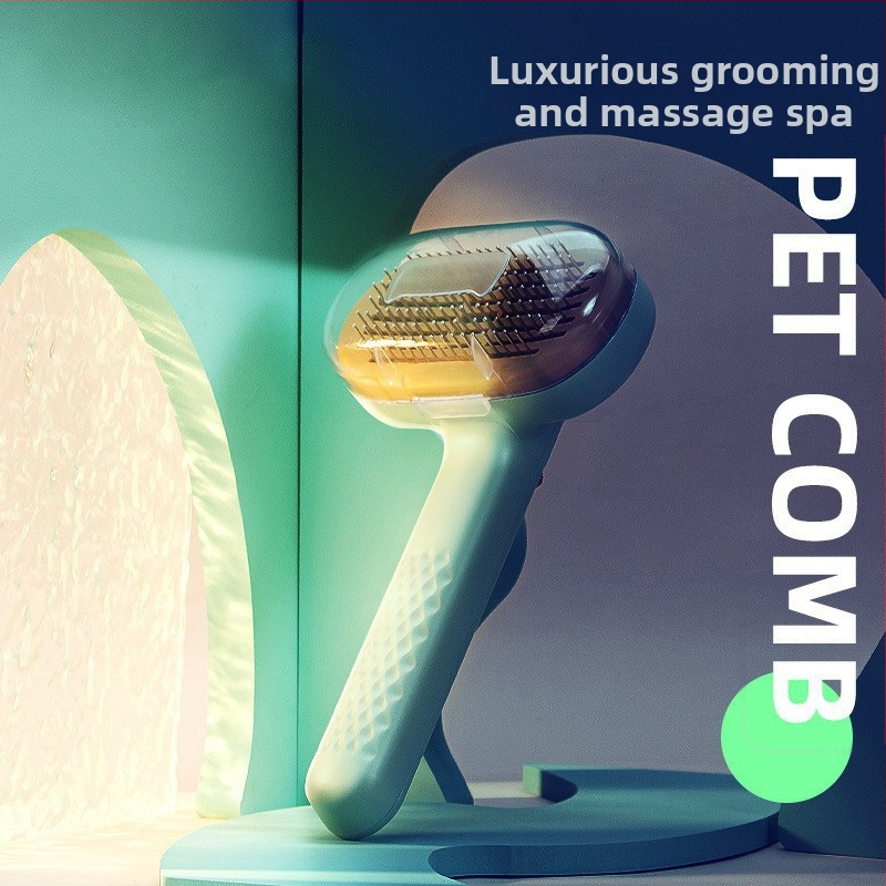 Četka na starostlivosť o domáce zvieratá s ihličkovým hrebeňom – pre mačky a psy, materiál PP + nerezová oceľ, značka Pet dog