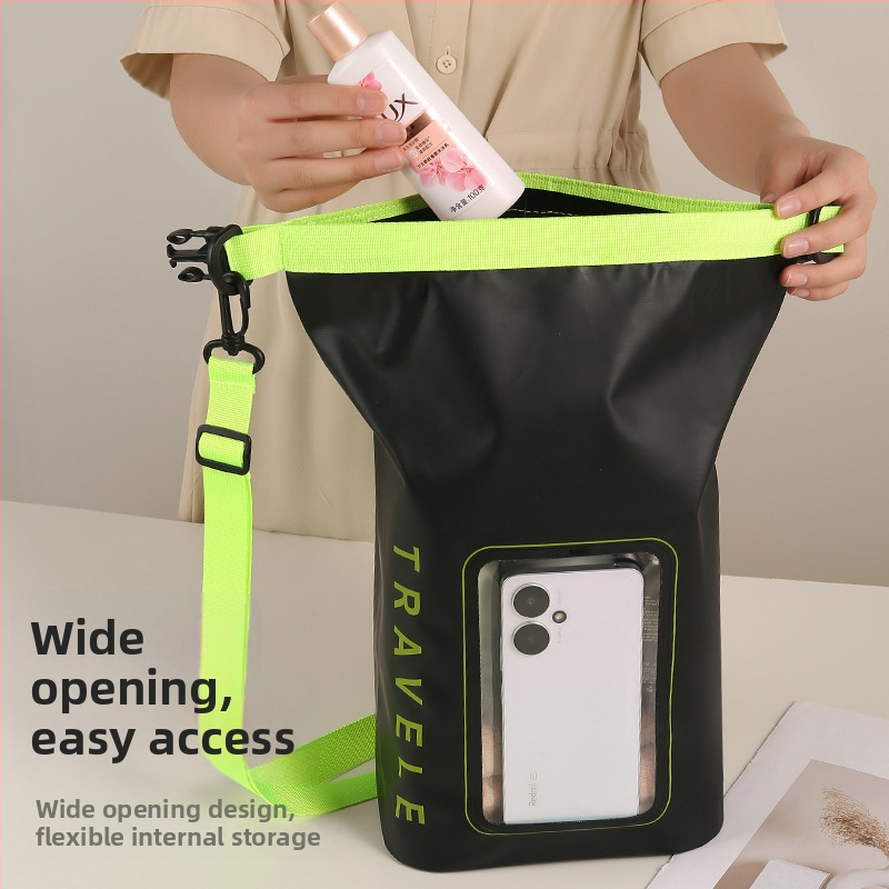 Lauko vandeniui atspari crossbody rankinė – PVC tinklo audinys, EVA pamušalas, unisex