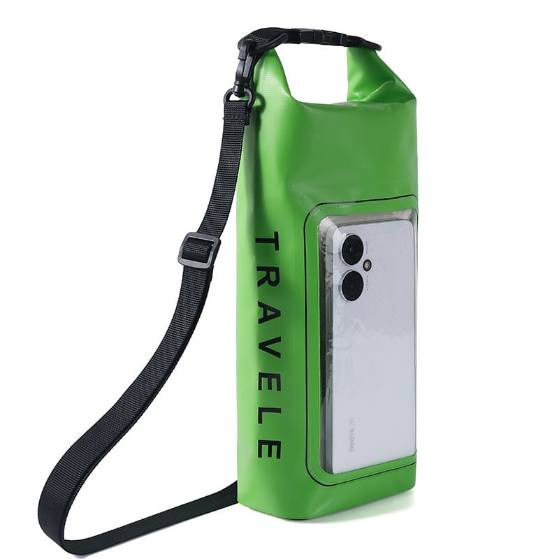 Водоустойчива чанта през рамо за открито – PVC мрежеста материя, EVA подплата, унисекс