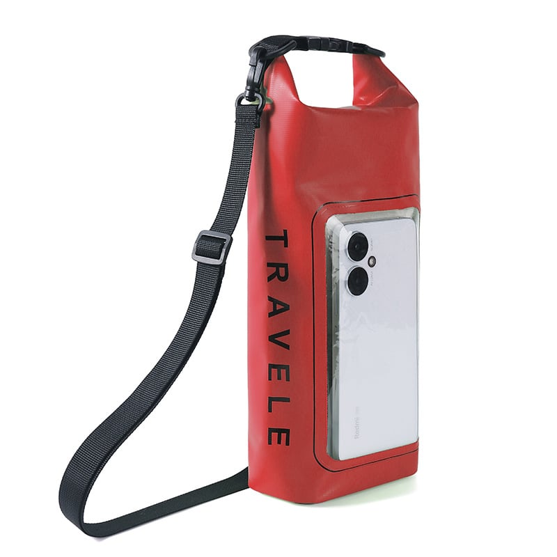 Водоустойчива чанта през рамо за открито – PVC мрежеста материя, EVA подплата, унисекс