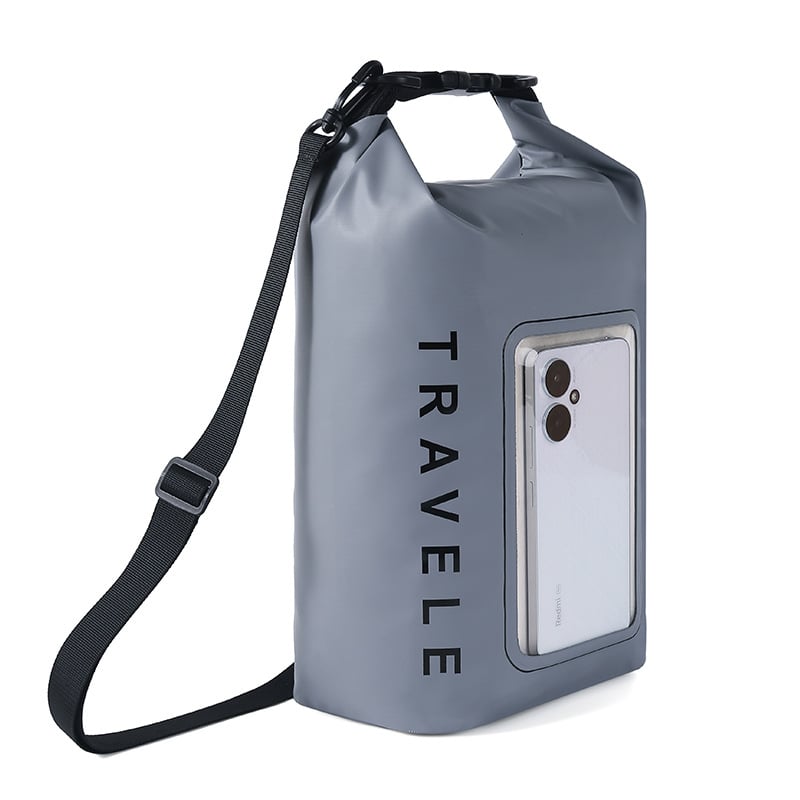 Водоустойчива чанта през рамо за открито – PVC мрежеста материя, EVA подплата, унисекс