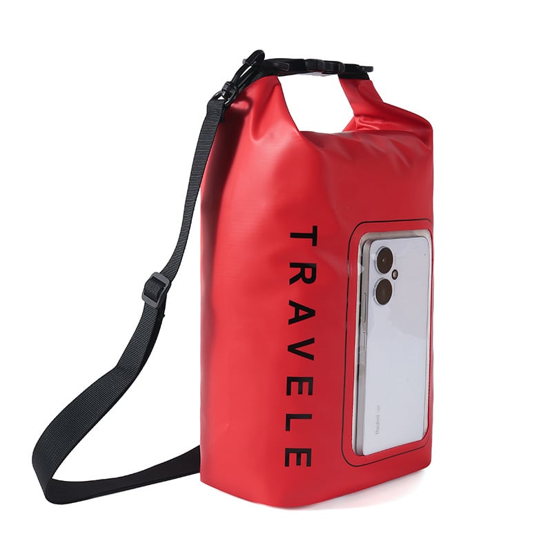 Водоустойчива чанта през рамо за открито – PVC мрежеста материя, EVA подплата, унисекс