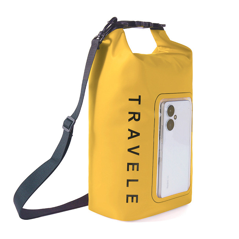 Водоустойчива чанта през рамо за открито – PVC мрежеста материя, EVA подплата, унисекс