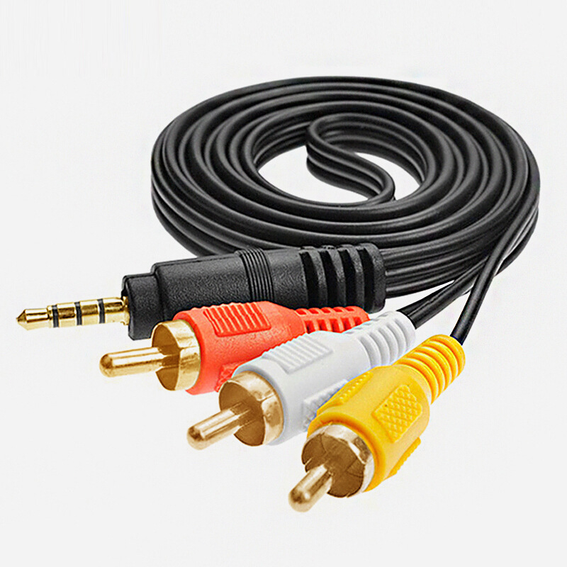 Audio kabel 3,5 mm na 3 RCA Lotus za digitalne uređaje