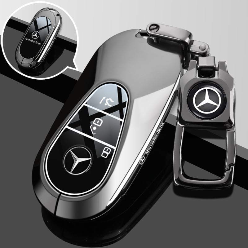 Mercedes-Benz kulcsvédő tok C260L/E300L/GLC/A200L/GLB – cinkötvözet anyag, prémium stílus