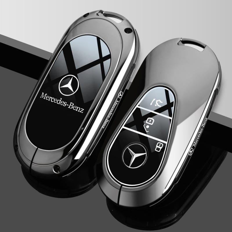 Mercedes-Benz kulcsvédő tok C260L/E300L/GLC/A200L/GLB – cinkötvözet anyag, prémium stílus