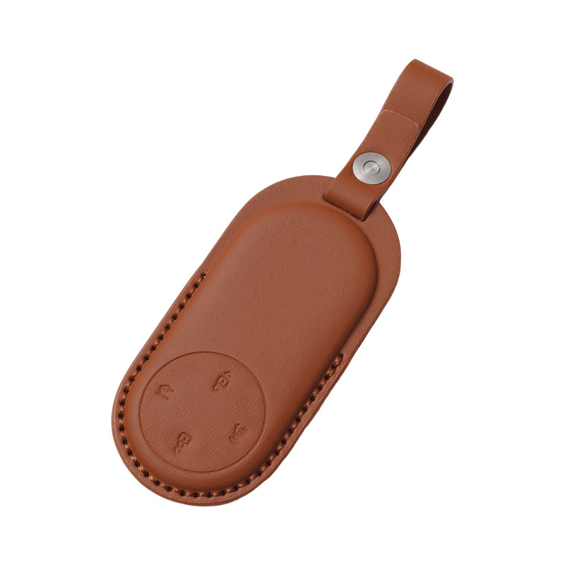 Калъф за ключове Huawei M9/M7/M5 – кожен, етно стил, пълен защитен корпус