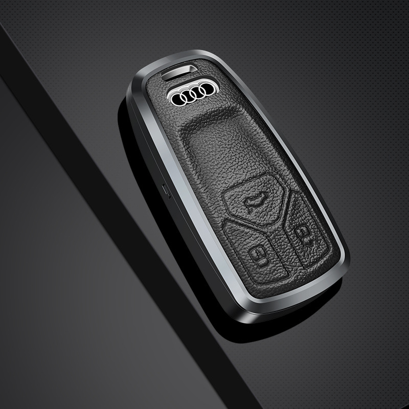 Audi aluminijski držač ključeva – poslovni stil, kompatibilan s A4L, Q5L, Q7, A4, A5