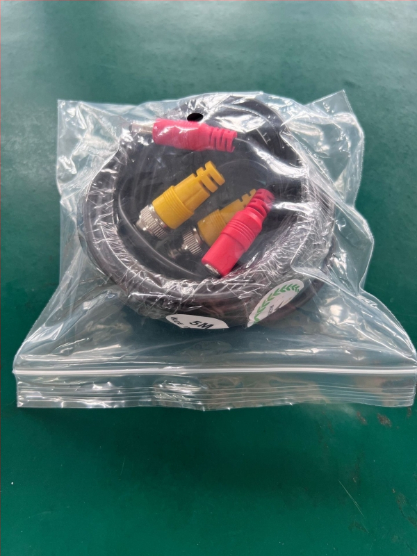 Kabl za kameru: koaksijalno napajanje i video, 2-u-1, BNC+DC konektori, PVC kućište, nadzor kabel