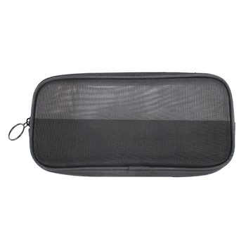 Дишаща мрежеста чанта за съхранение на козметика, с цип, унисекс, за пътуване