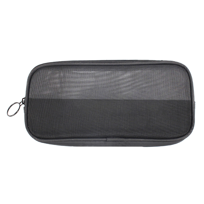 Дишаща мрежеста чанта за съхранение на козметика, с цип, унисекс, за пътуване