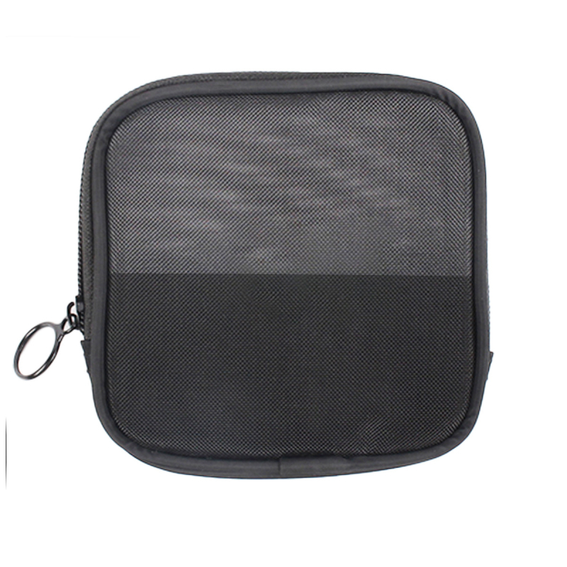 Дишаща мрежеста чанта за съхранение на козметика, с цип, унисекс, за пътуване