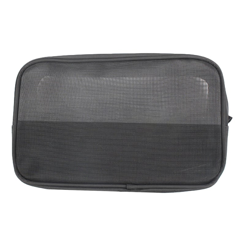 Дишаща мрежеста чанта за съхранение на козметика, с цип, унисекс, за пътуване