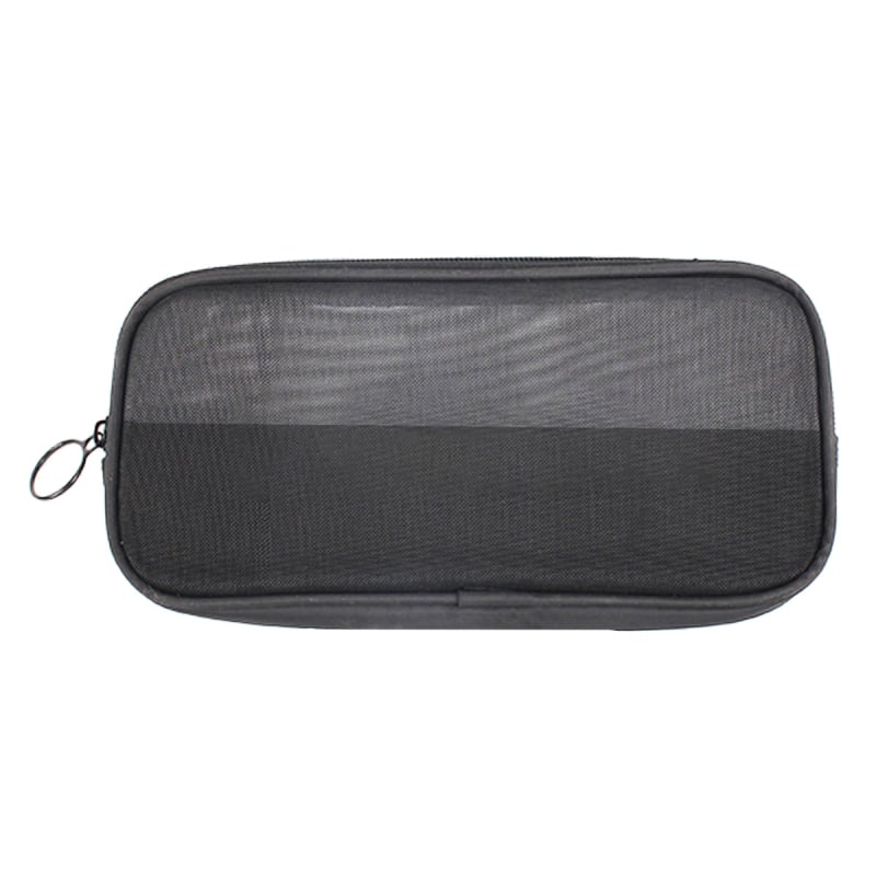 Дишаща мрежеста чанта за съхранение на козметика, с цип, унисекс, за пътуване