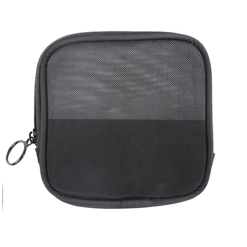 Дишаща мрежеста чанта за съхранение на козметика, с цип, унисекс, за пътуване