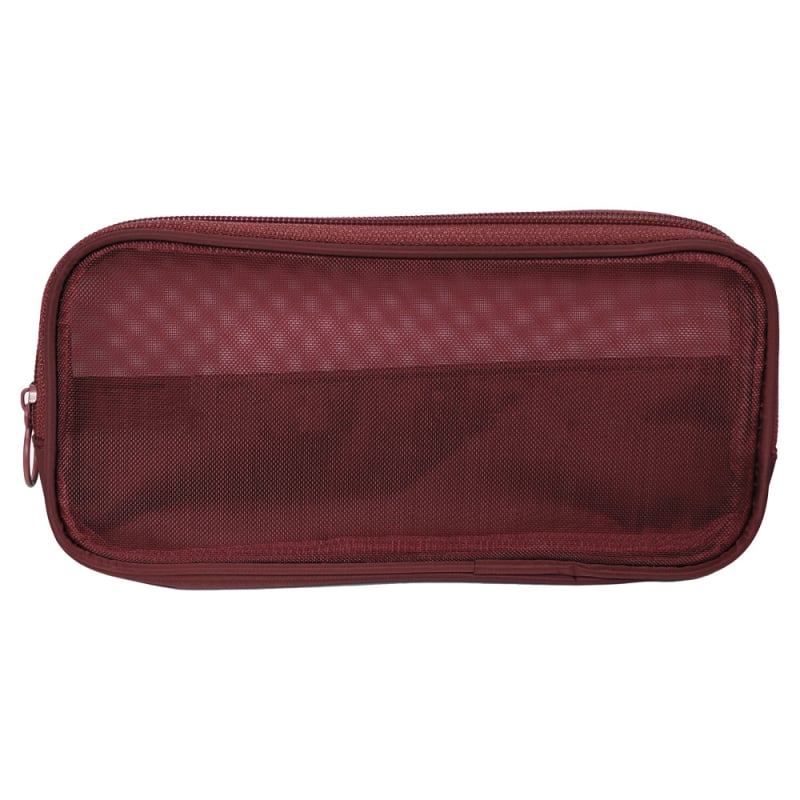 Дишаща мрежеста чанта за съхранение на козметика, с цип, унисекс, за пътуване