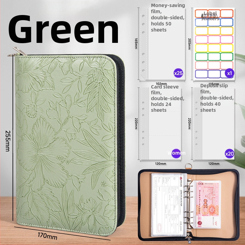 Bankas kartes un naudas organizators — reljēfa raksts, PU materiāls, Relief sērija, Tongyi Culture