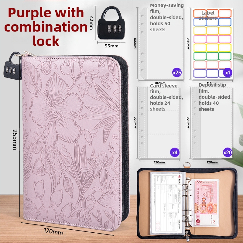 Bankas kartes un naudas organizators — reljēfa raksts, PU materiāls, Relief sērija, Tongyi Culture