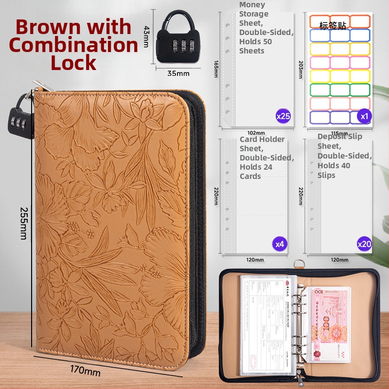 Bankas kartes un naudas organizators — reljēfa raksts, PU materiāls, Relief sērija, Tongyi Culture