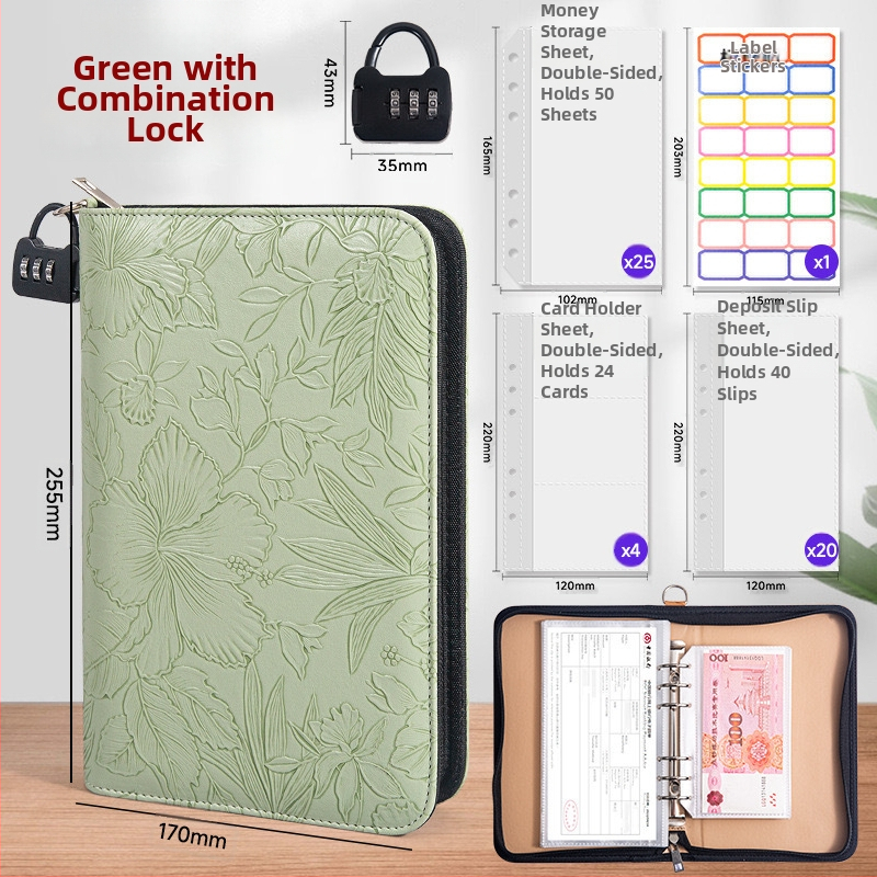 Bankas kartes un naudas organizators — reljēfa raksts, PU materiāls, Relief sērija, Tongyi Culture